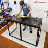 Portable DJ Table Mobile Mixing Console Workstation  Event Desk